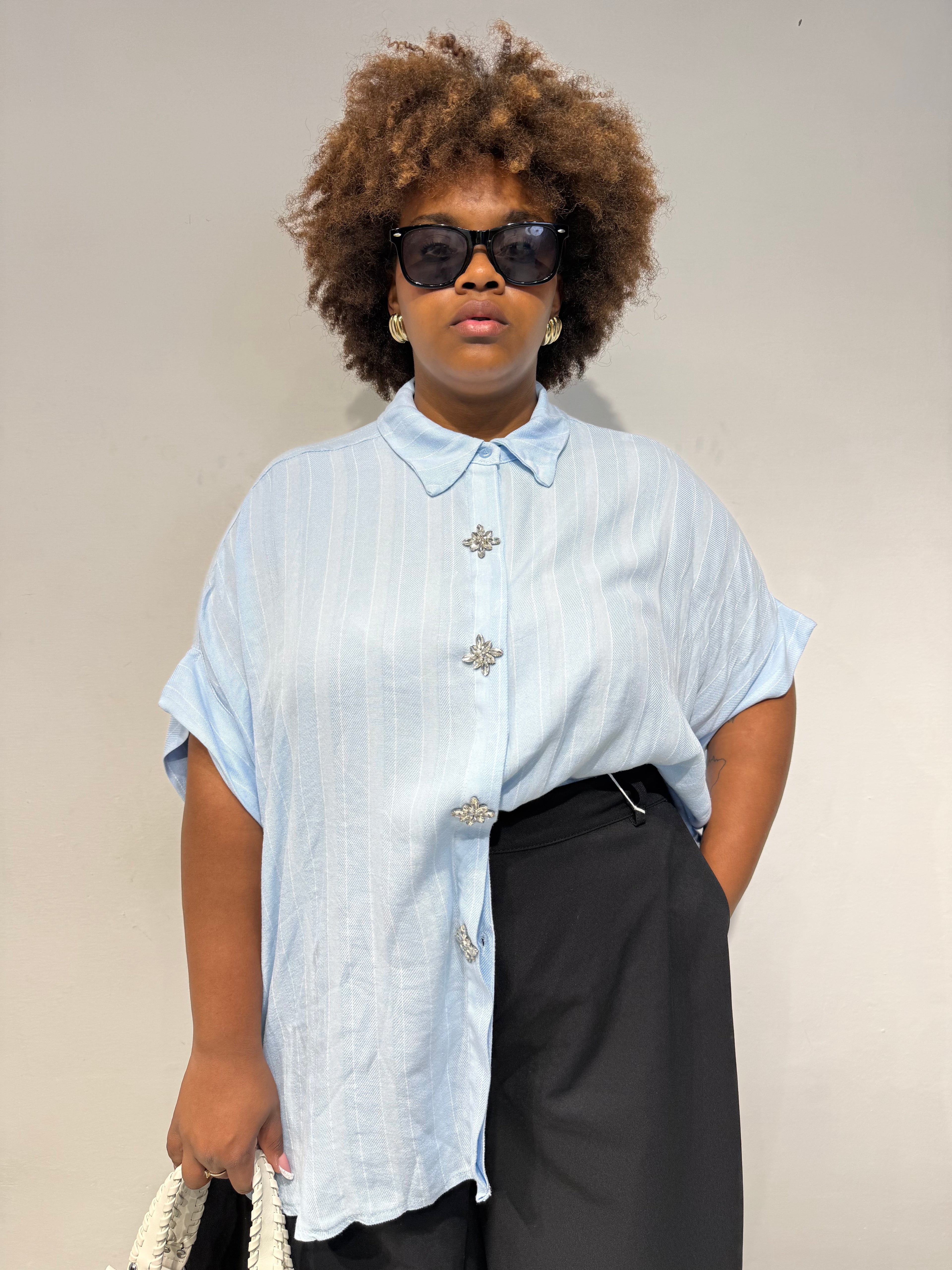 Camicia Gioiello Celeste