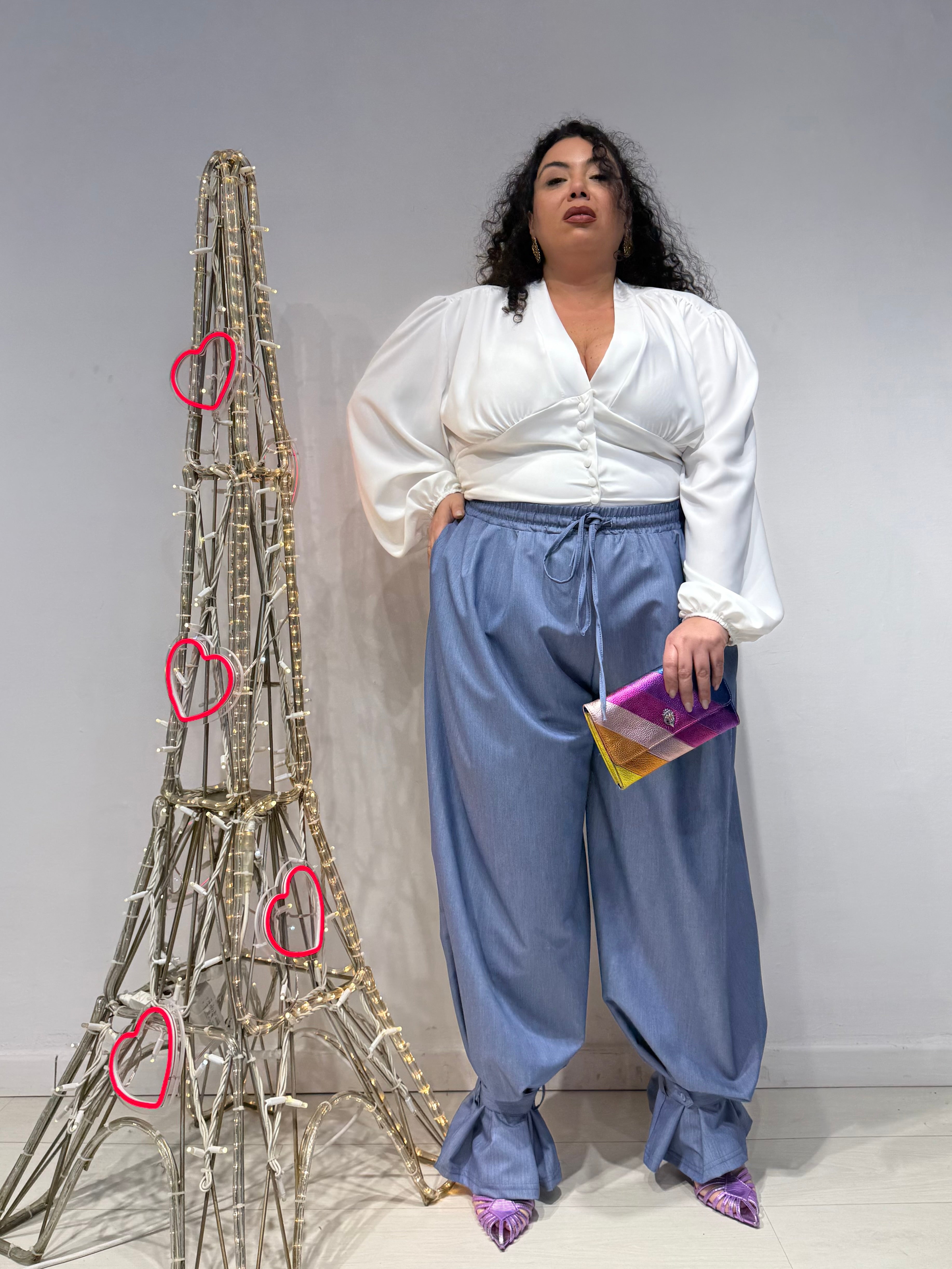 Pantaloni Candy Carta Da Zucchero