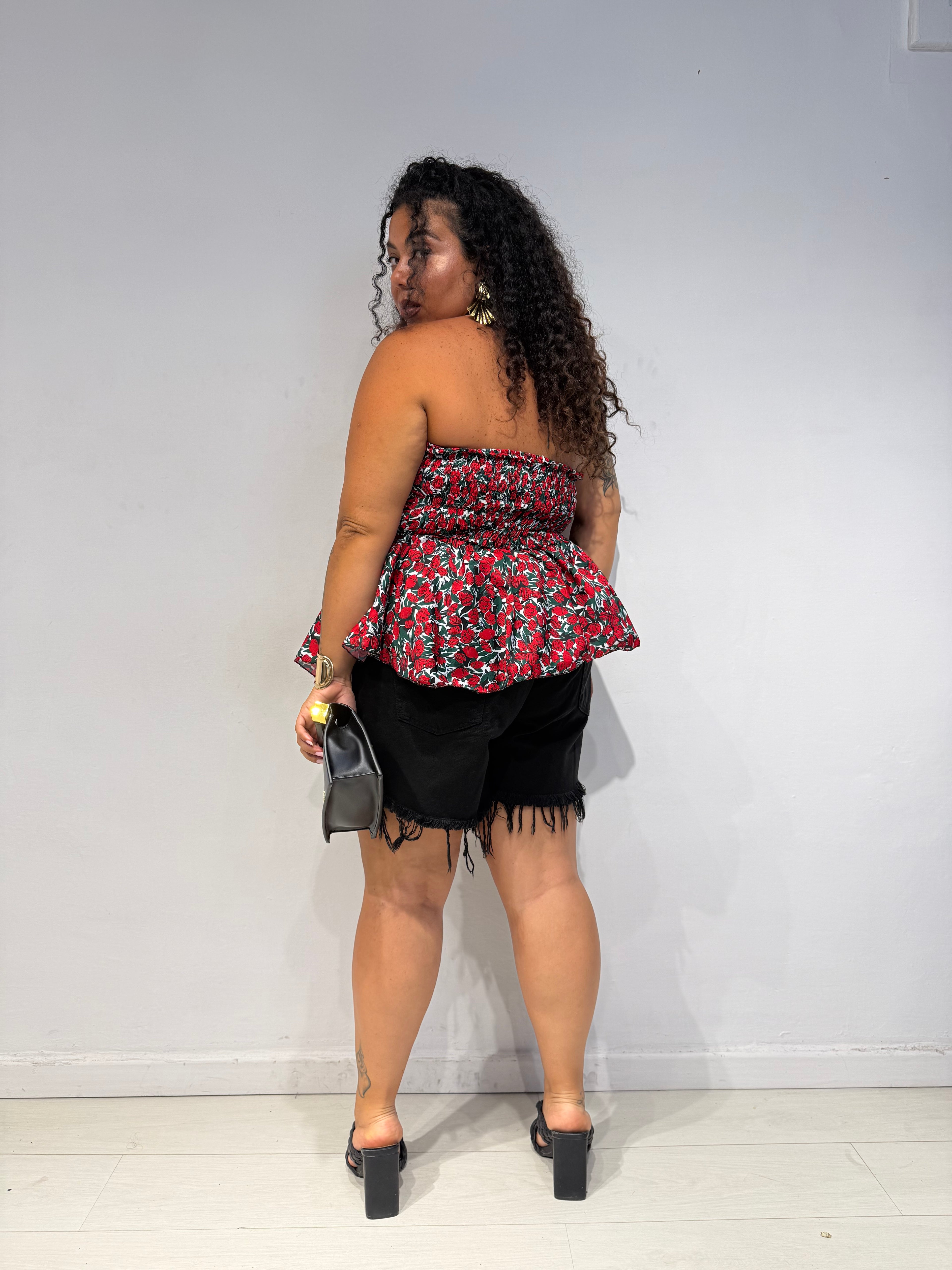 Shorts Sfrangiato Nero