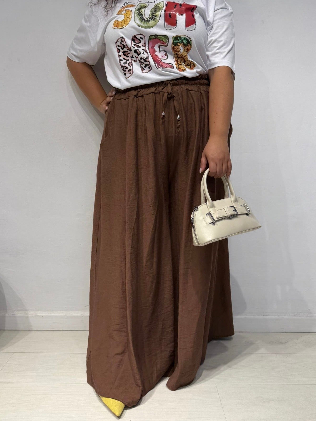 Pantaloni Melany Testa di Moro