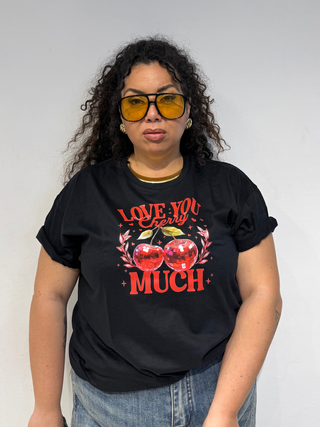 T-shirt Cherry Nera