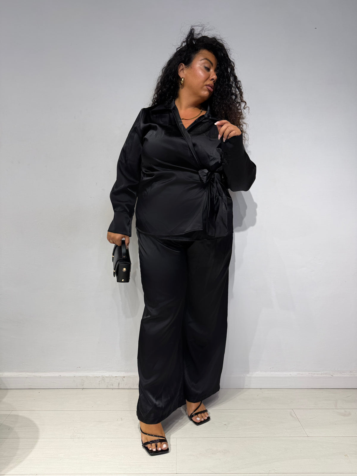 Coordinato Satin Nero