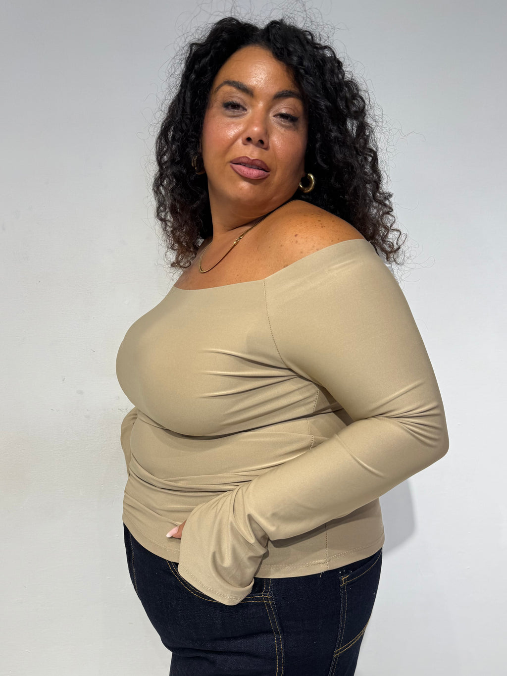 Maglia Laser Beige