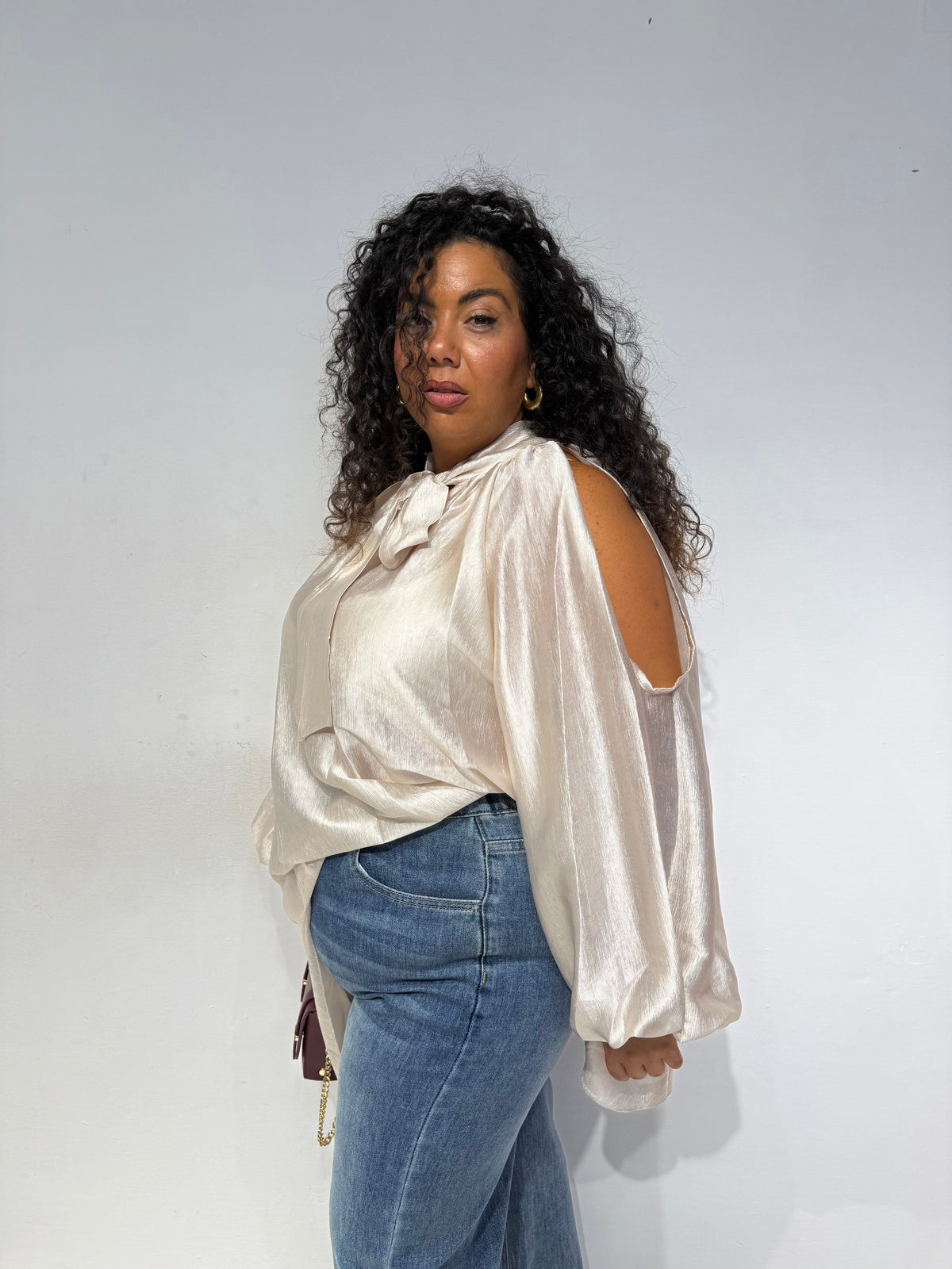 Blusa Flake Avorio