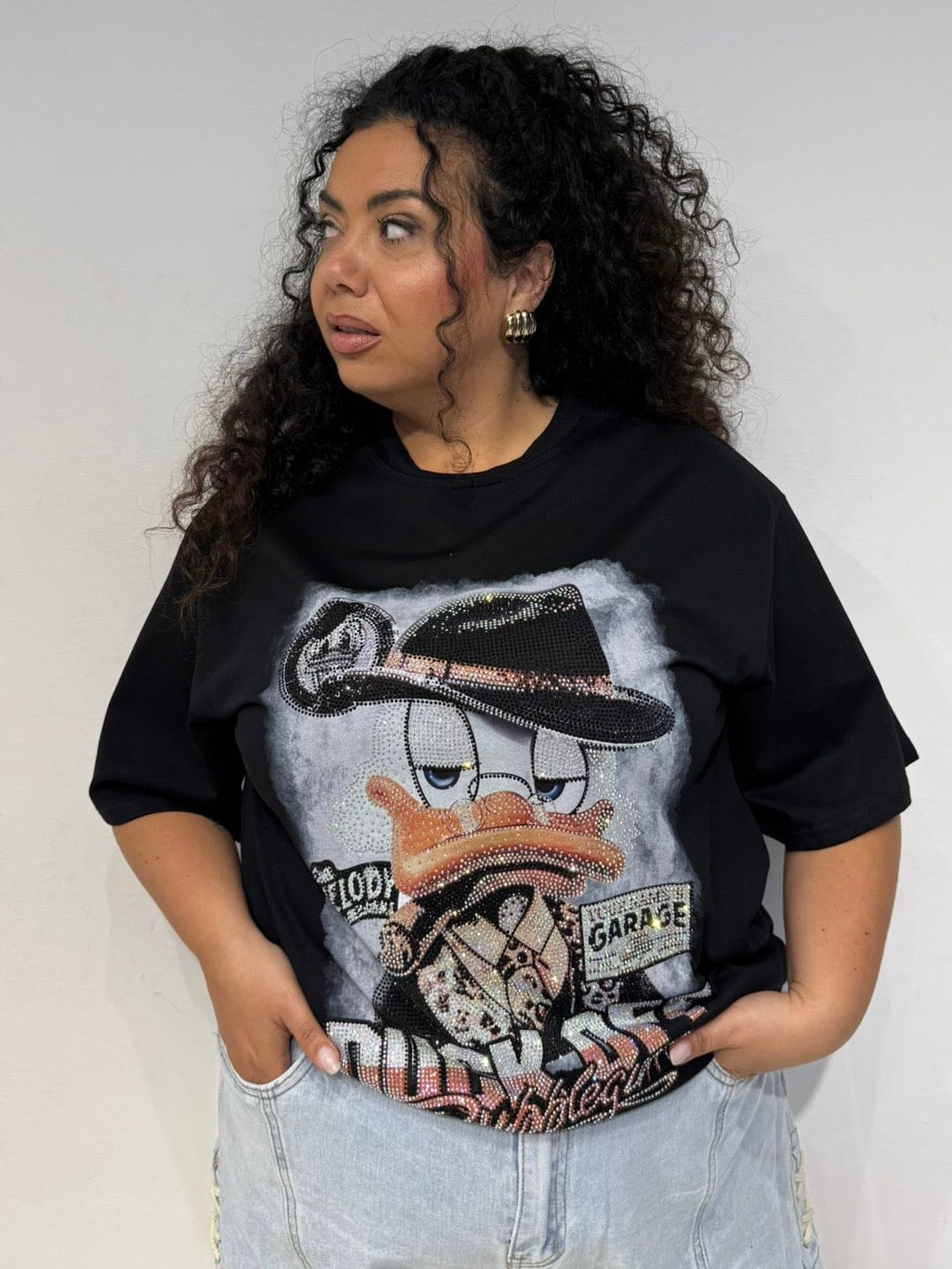 T-Shirt Paperino Nera