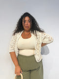 Cardigan Macramè Beige