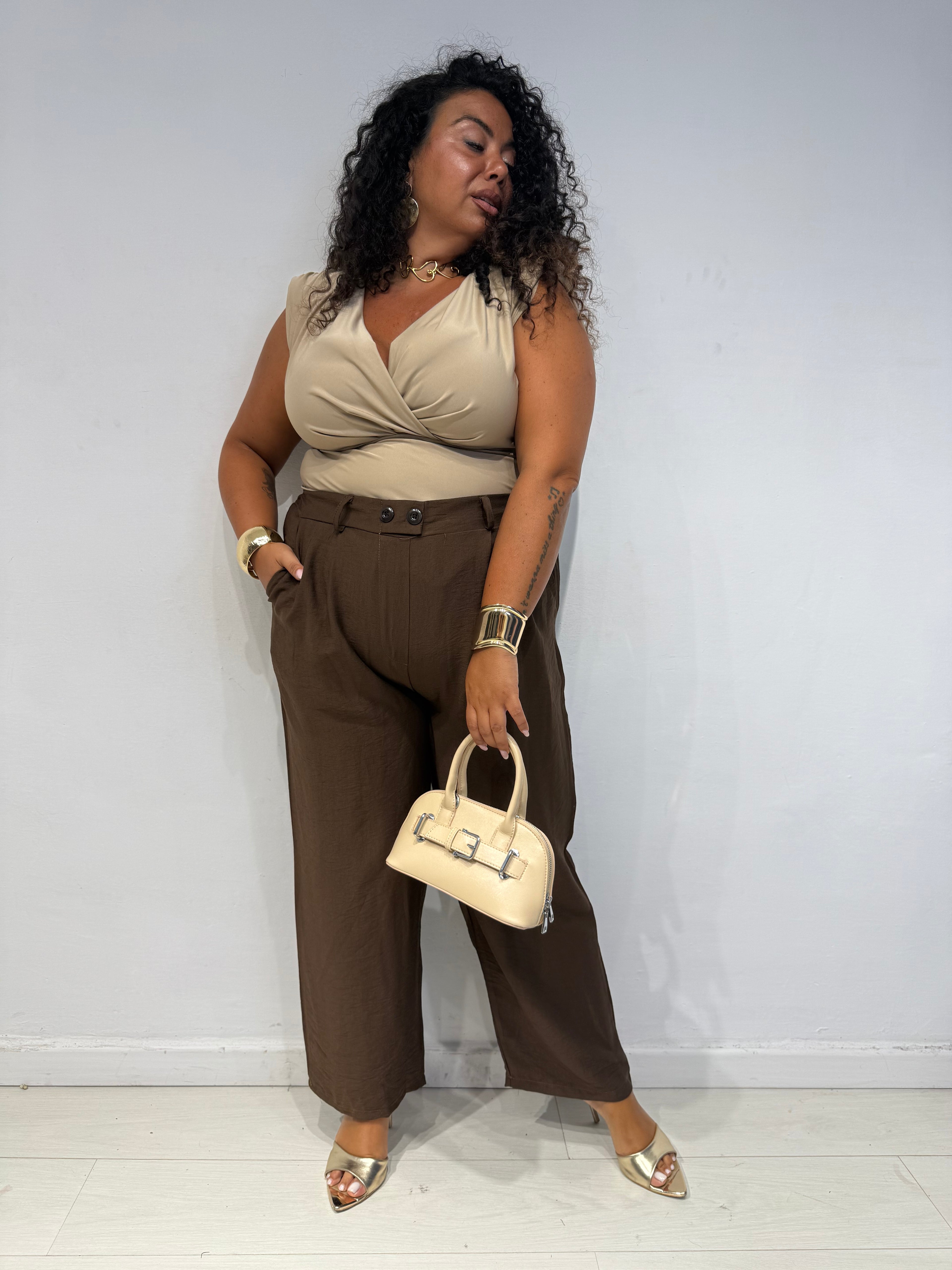 Pantaloni Giovanna Testa di Moro