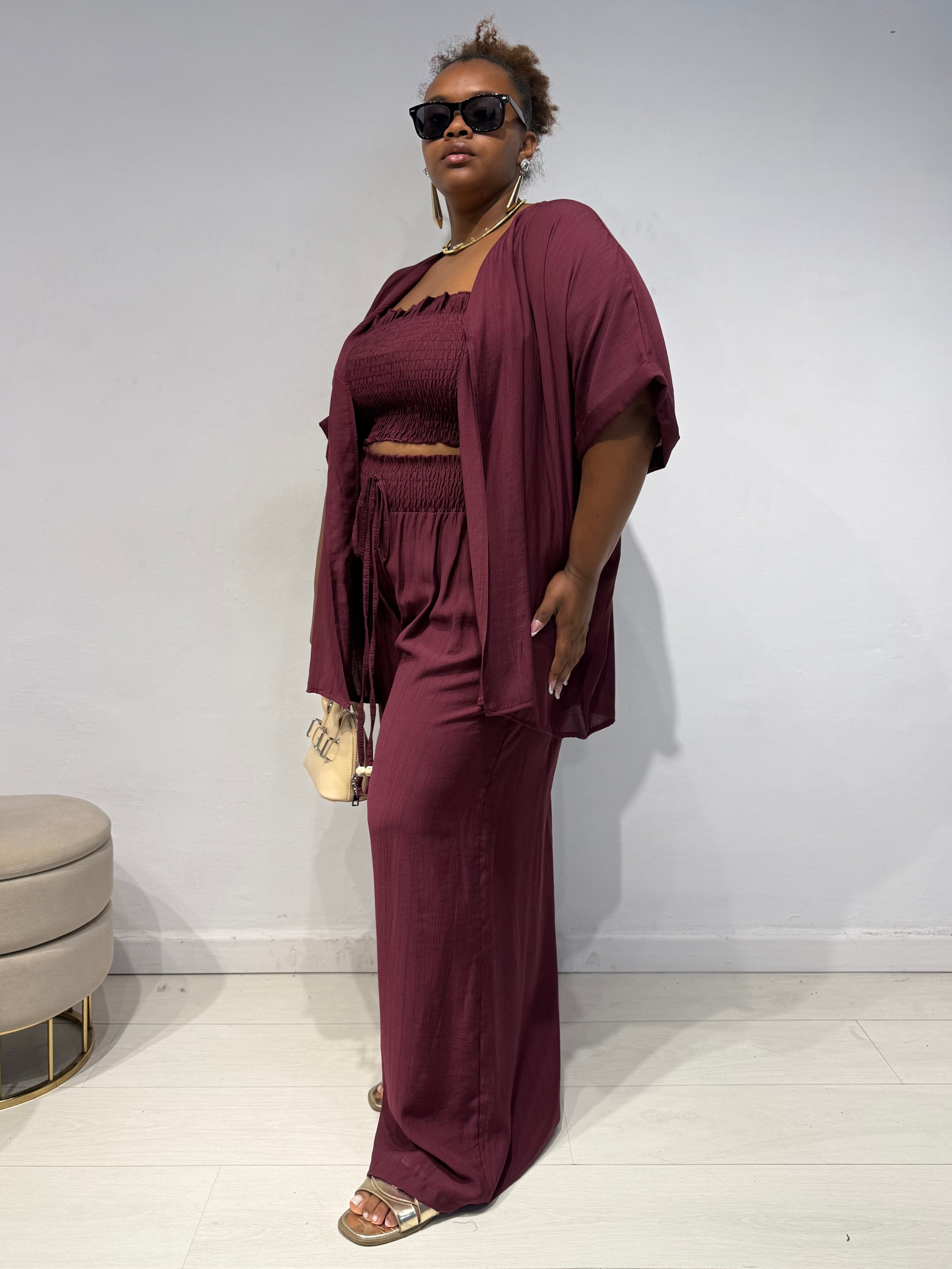 Coordinato Tris Bordeaux