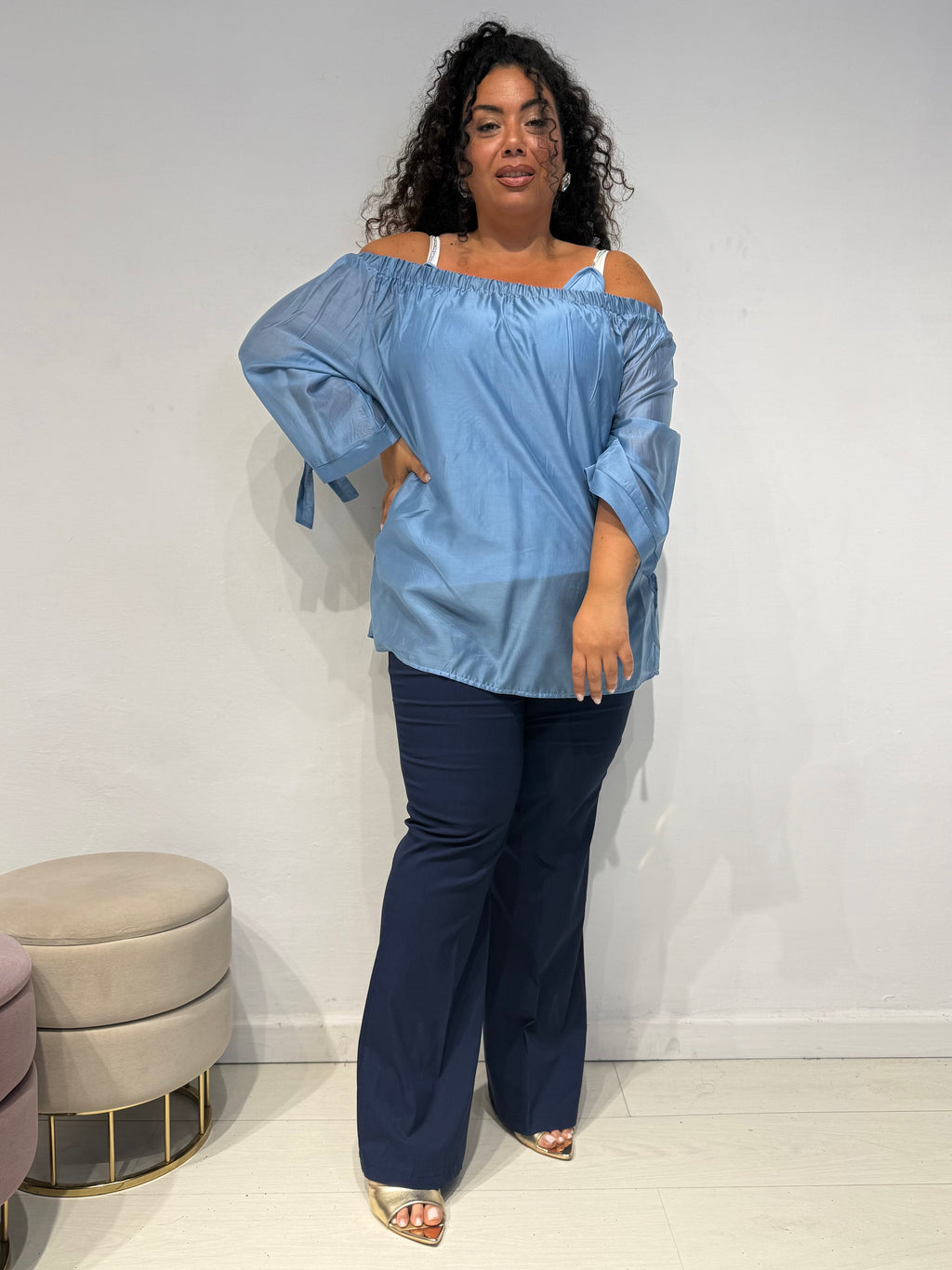 Blusa Aneè Celeste