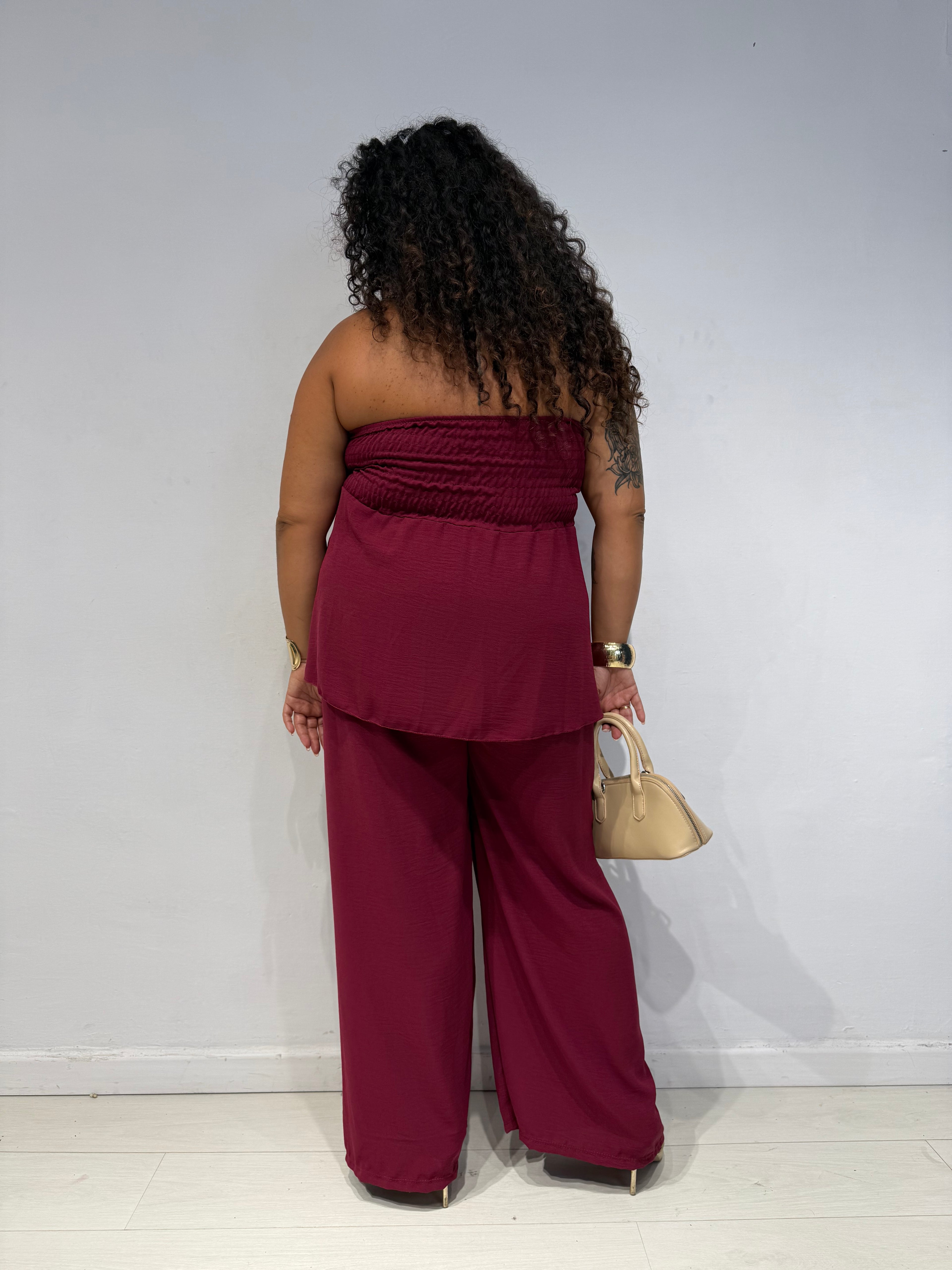 Coordinato Titty Bordeaux