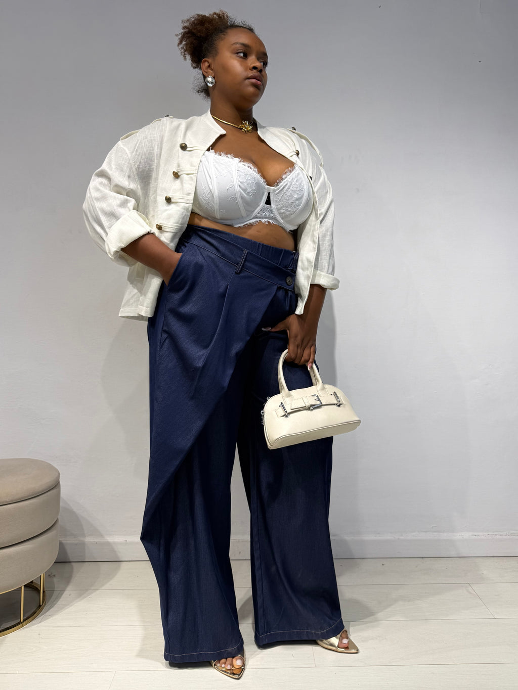 Giacca Camicia Lady Bianca