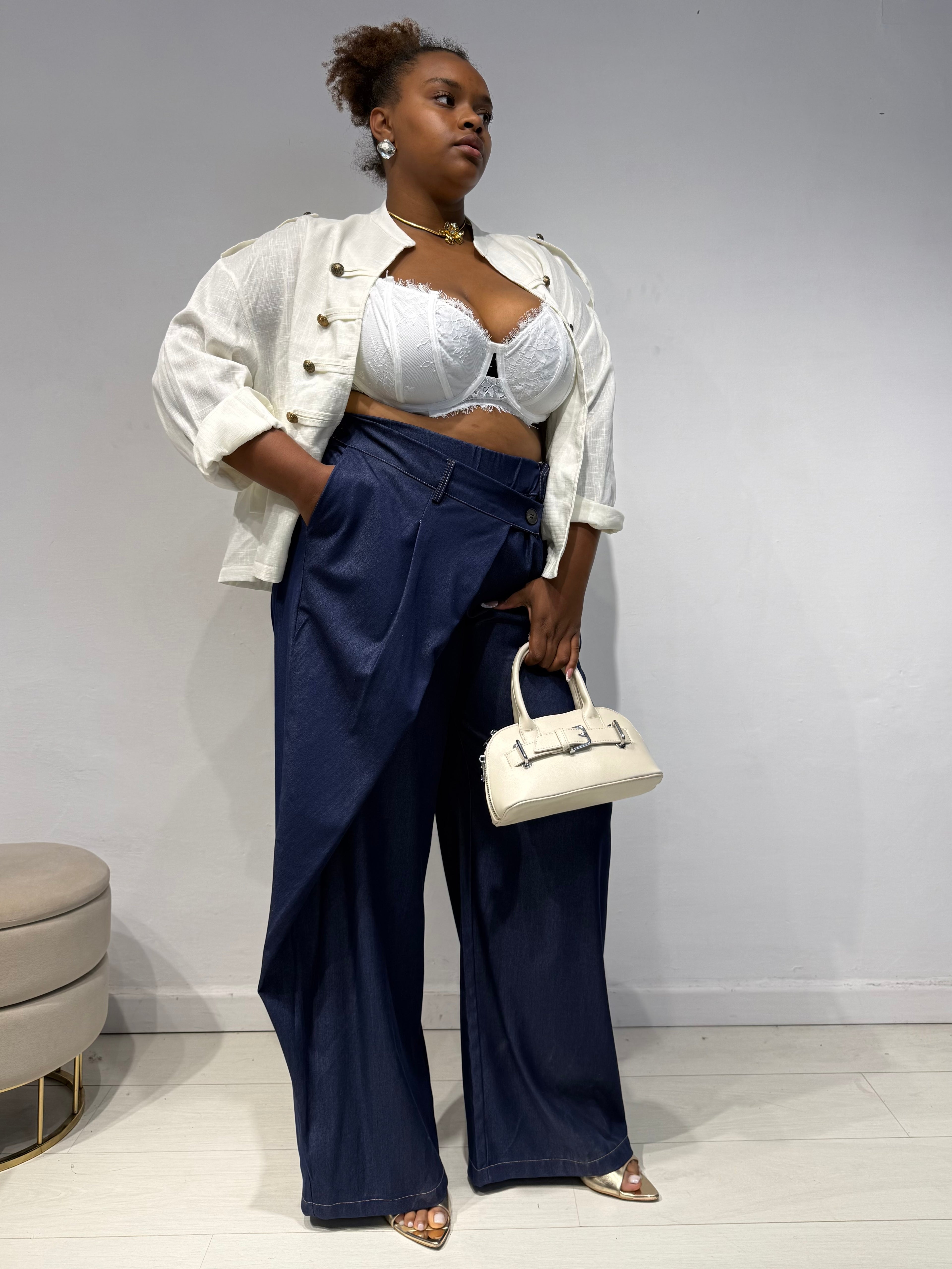 Giacca Camicia Lady Bianca