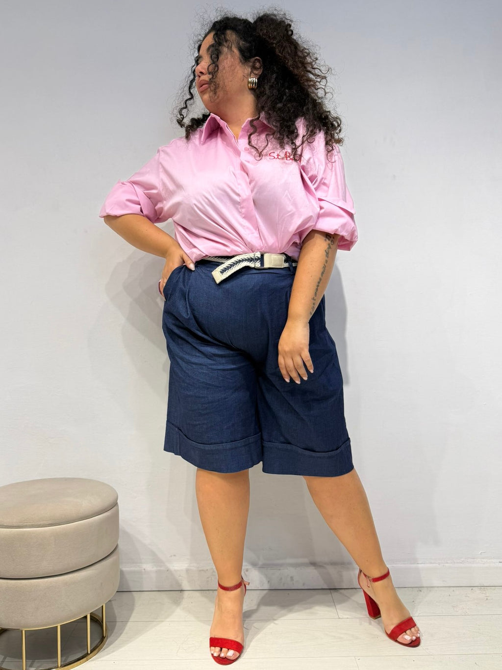 Camicia St Bart Rosa