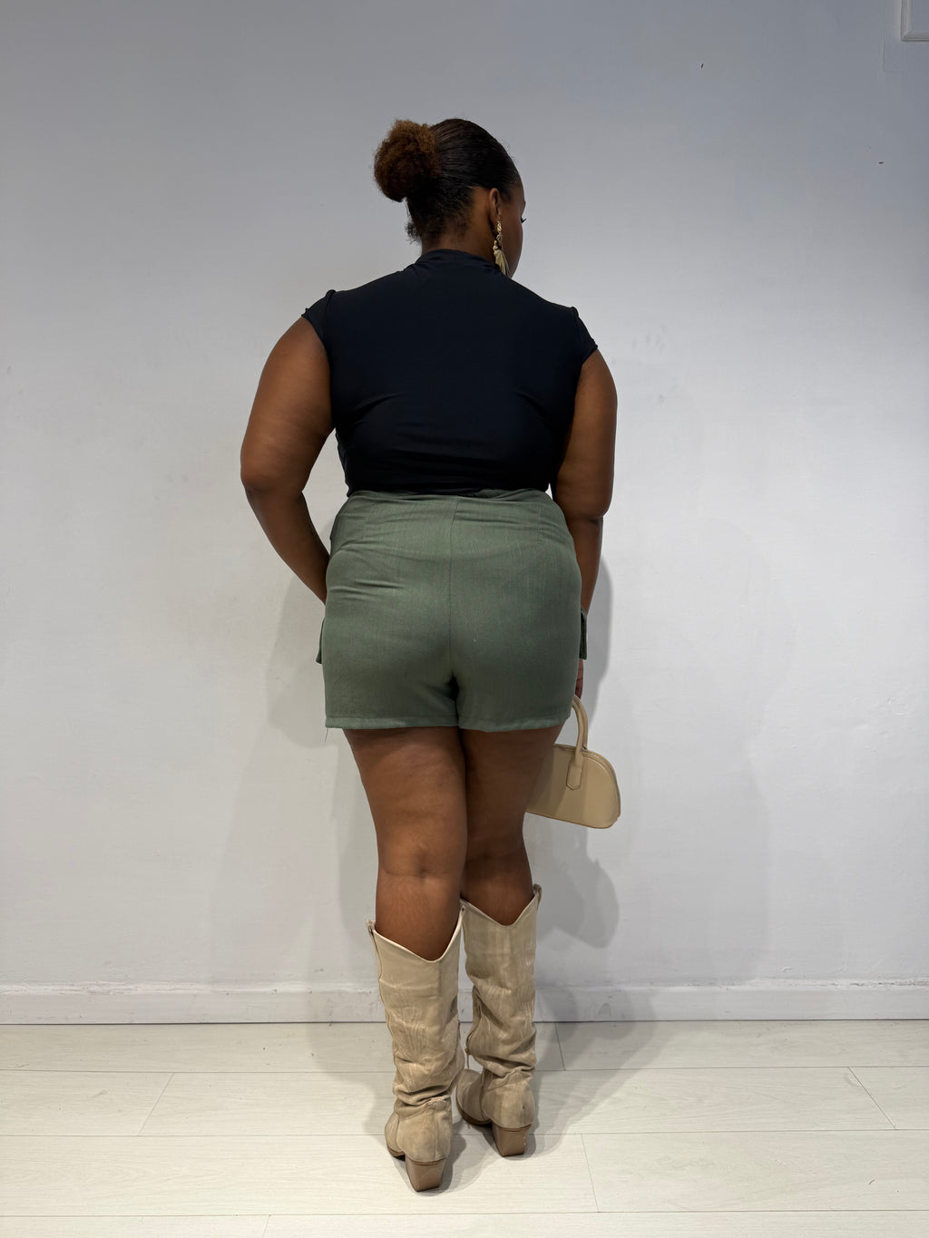 Shorts Tasche Verde
