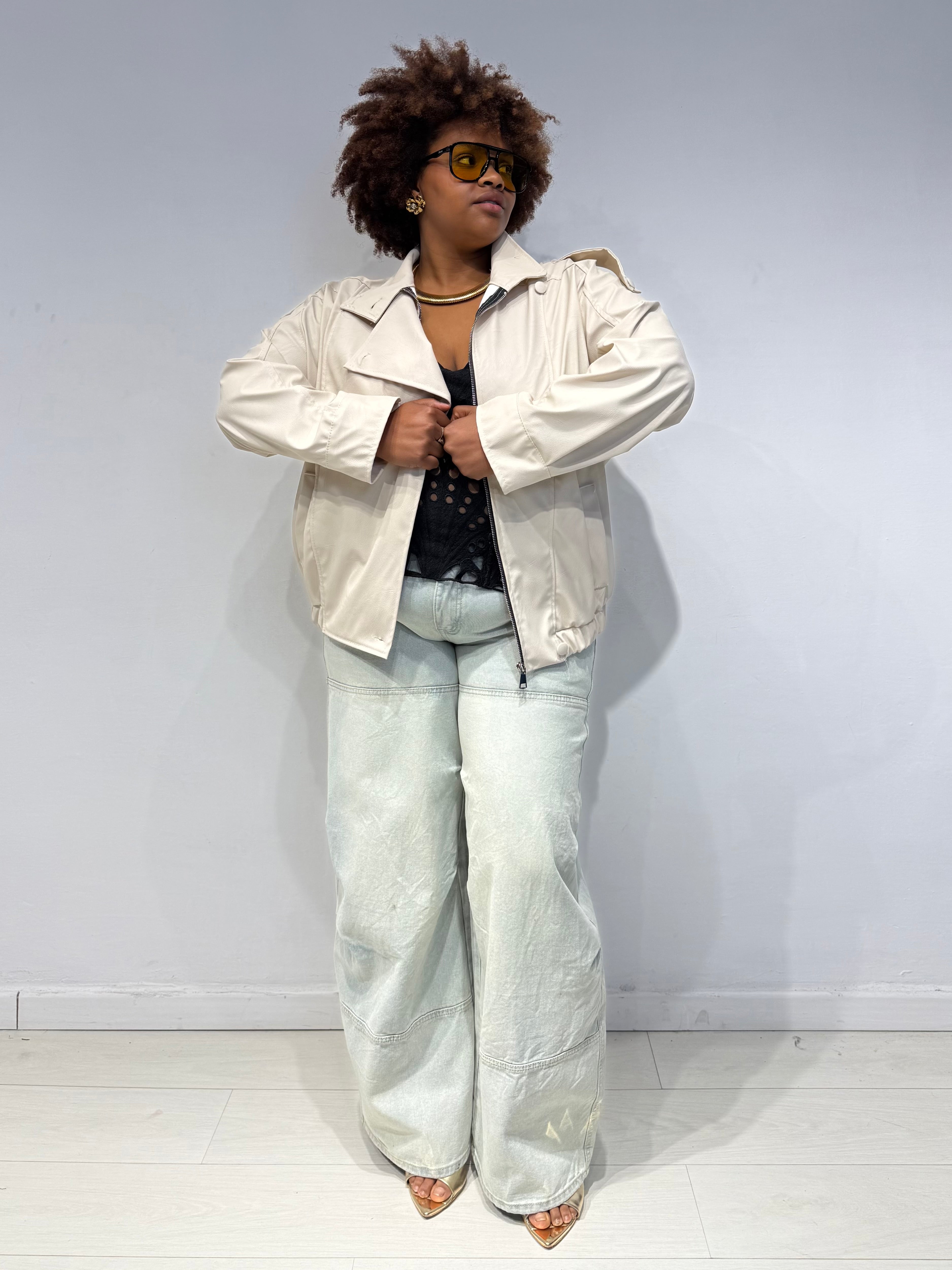 Bomber Melany Beige