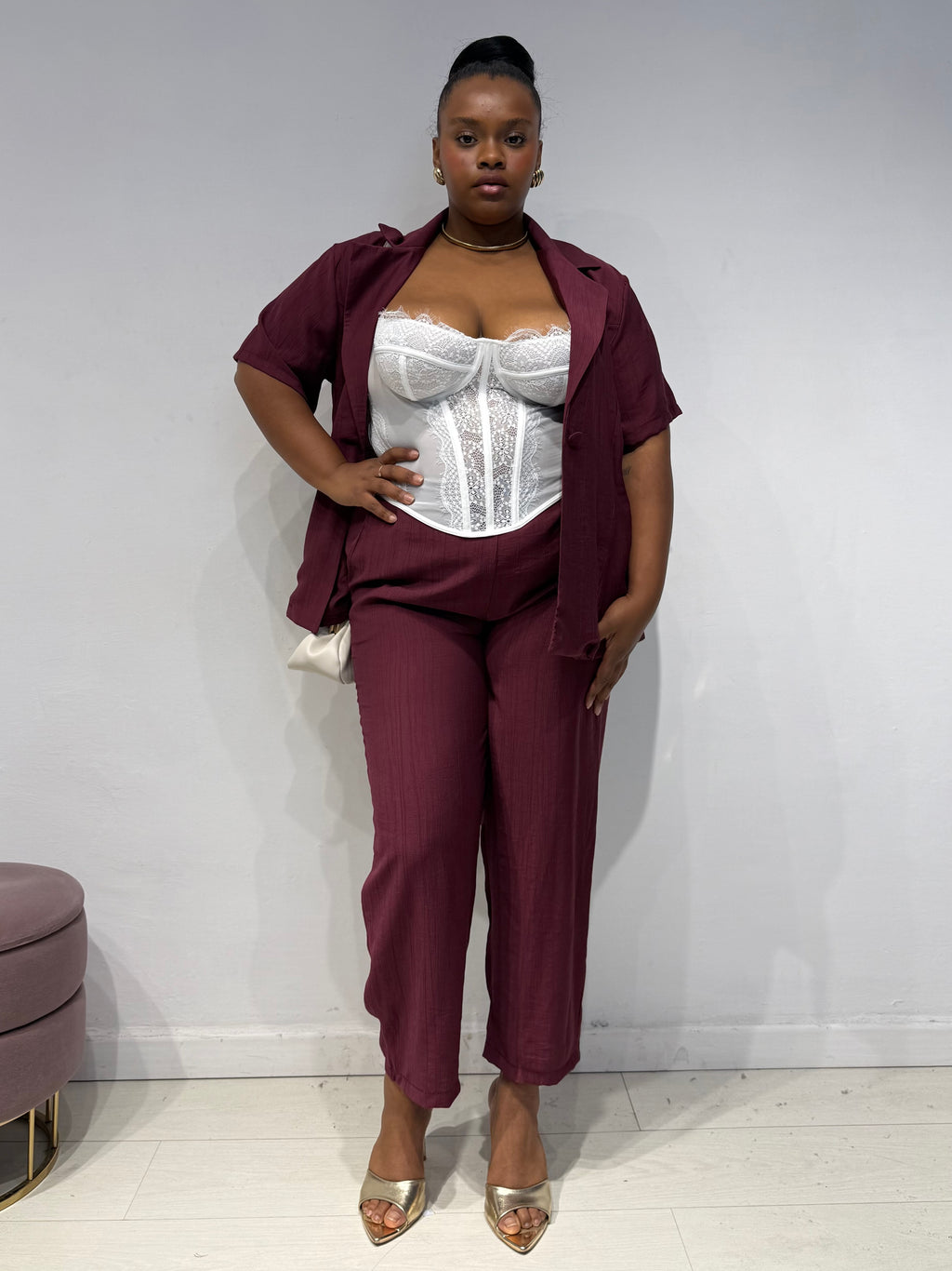 Coordinato Moira Bordeaux