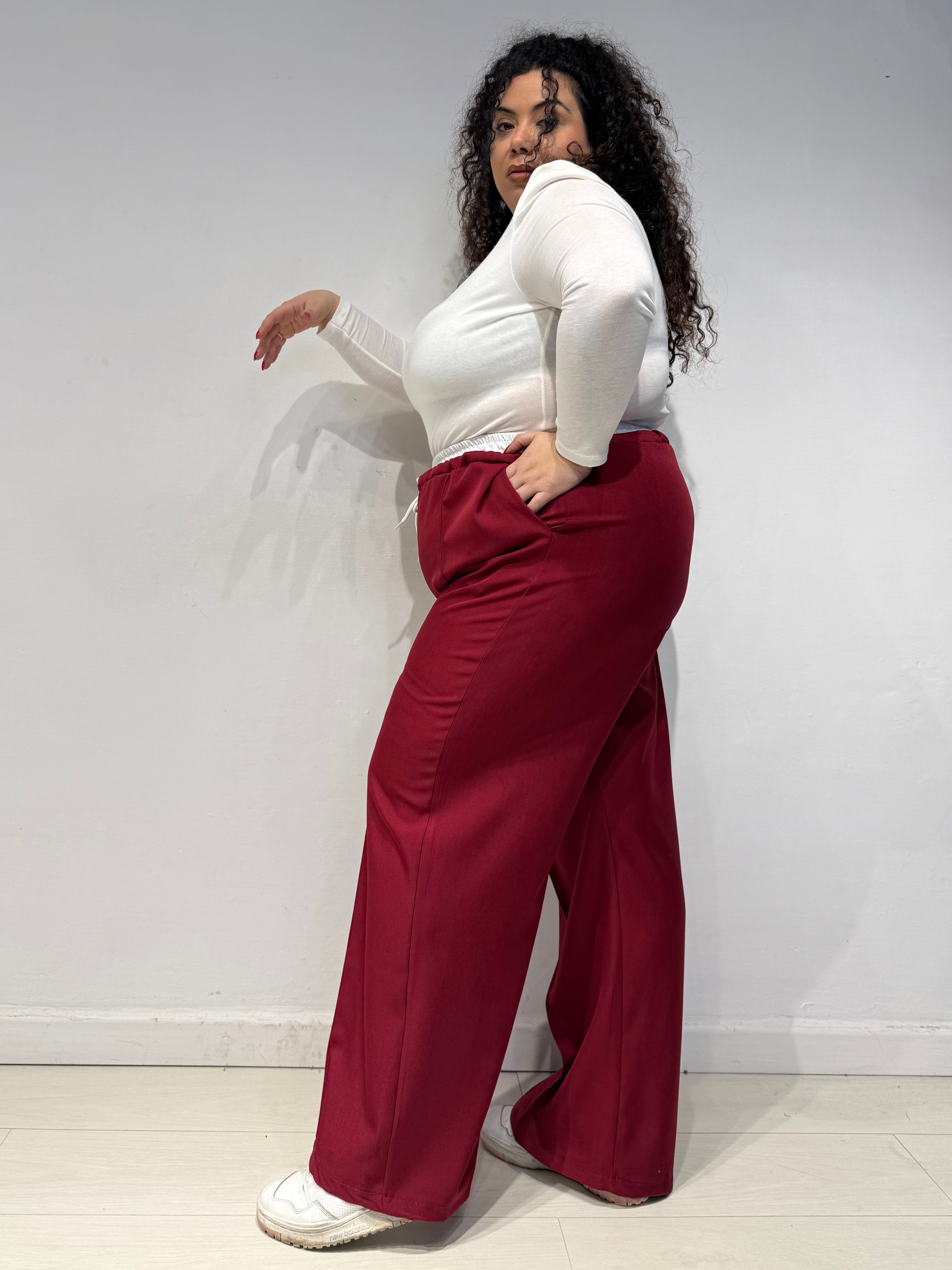 Pantaloni New Design Bordeaux