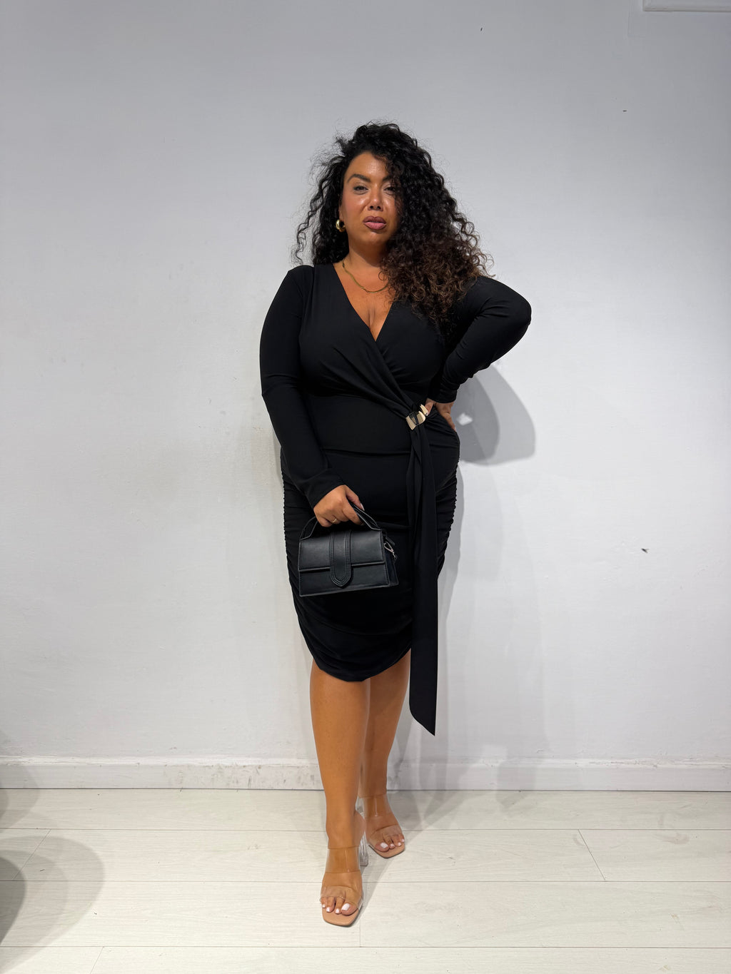 Abito Drapery Nero
