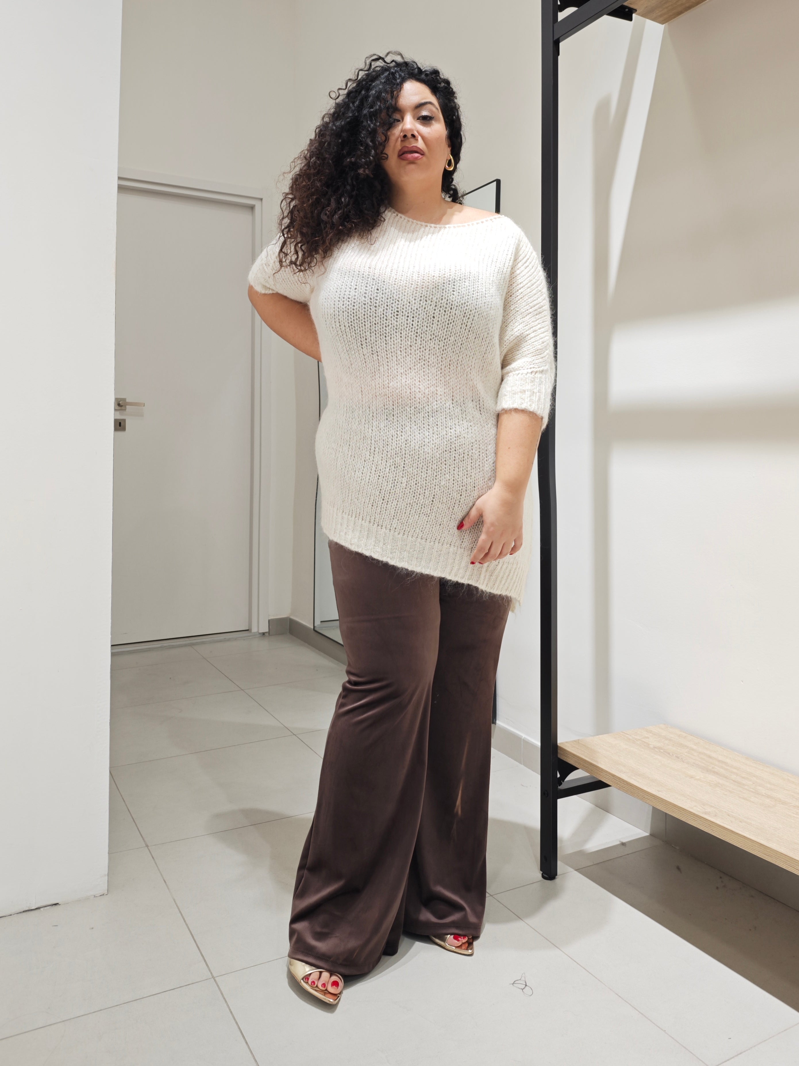 Pantaleggins Ciniglia Testa Di Moro