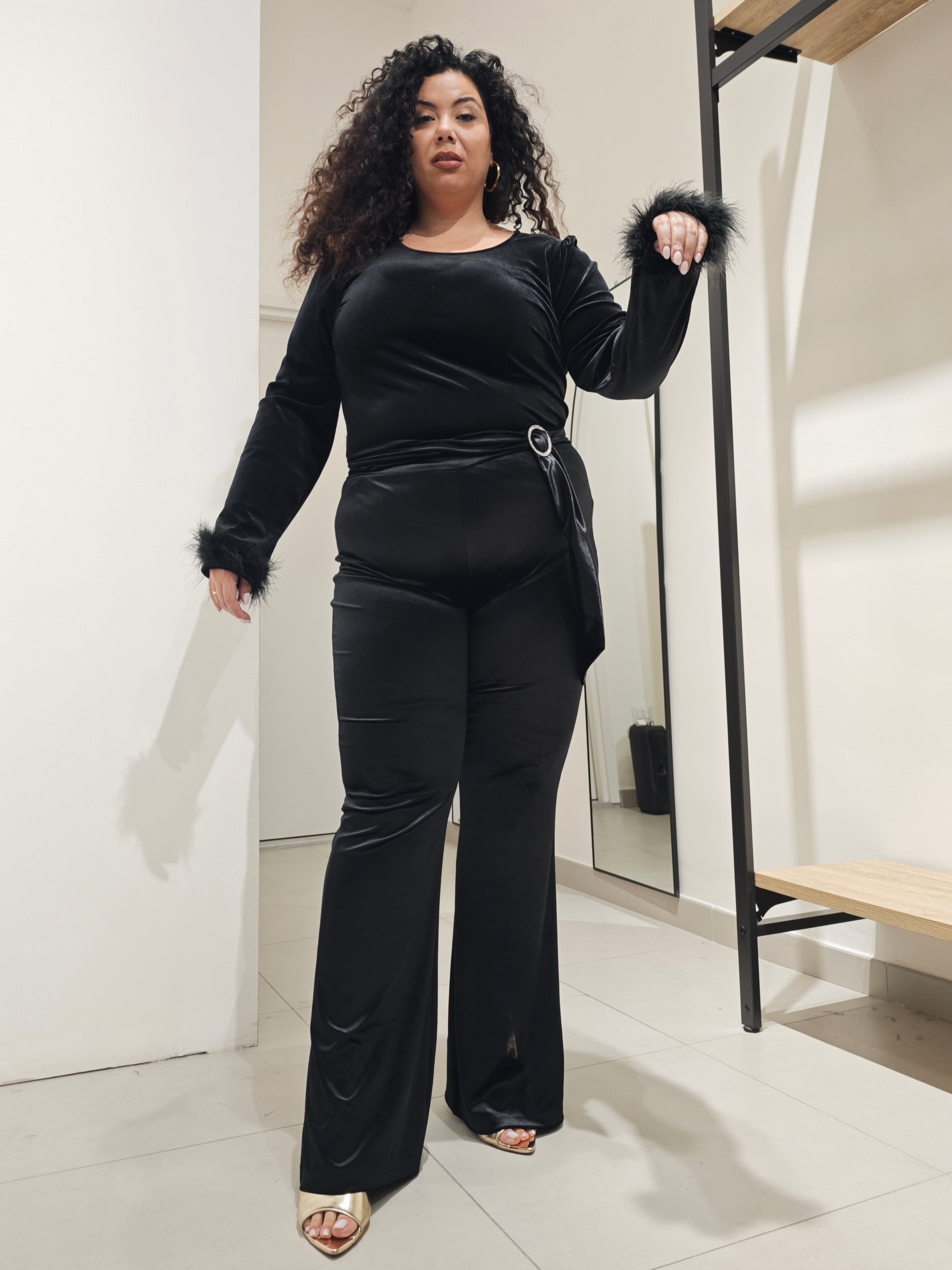 Pantalone Zampa Ciniglia