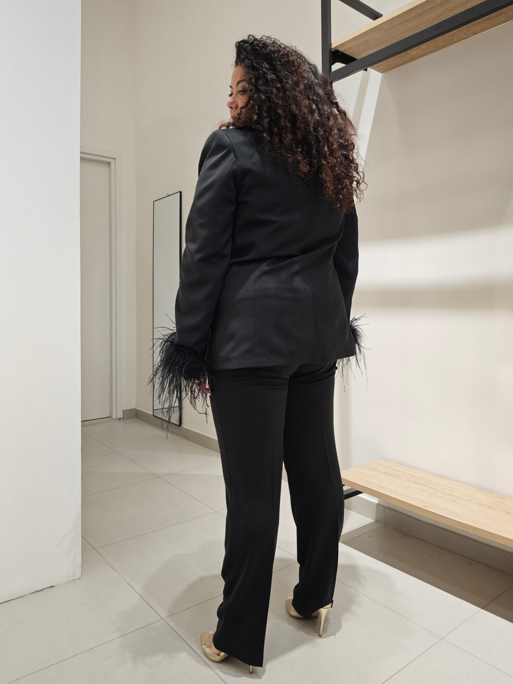 Tailleur Piume Nero