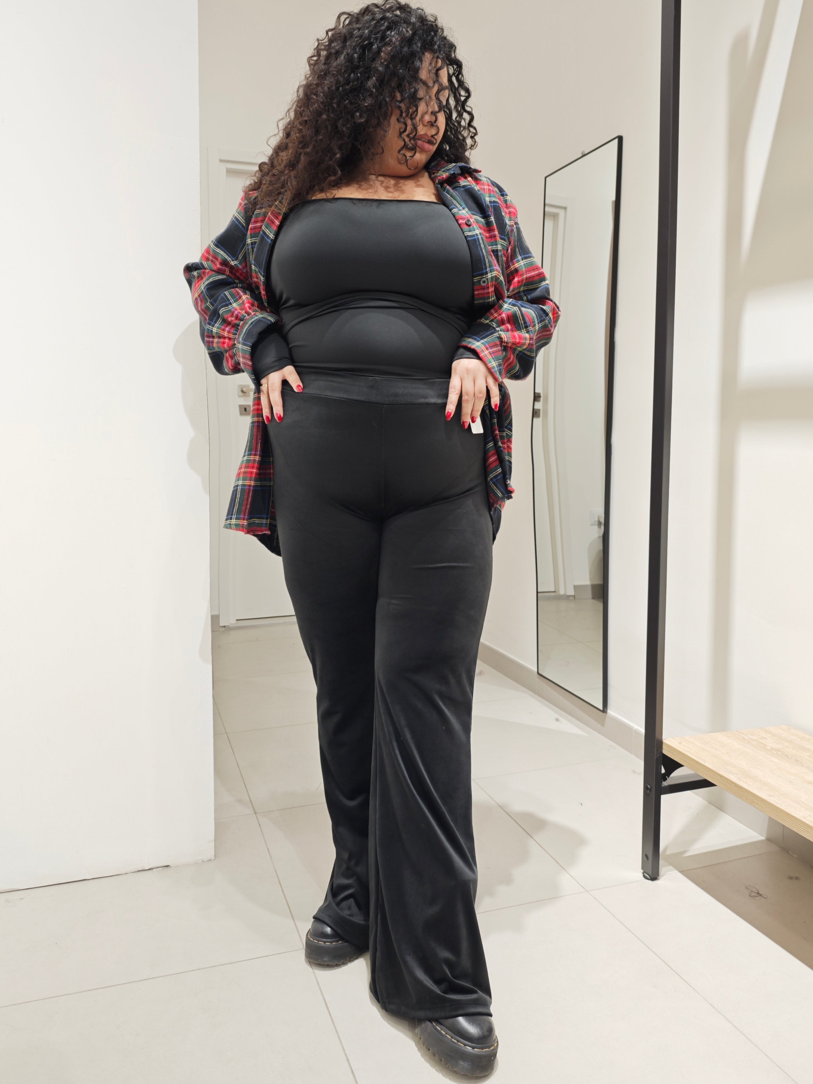 Pantaleggins Ciniglia Nero