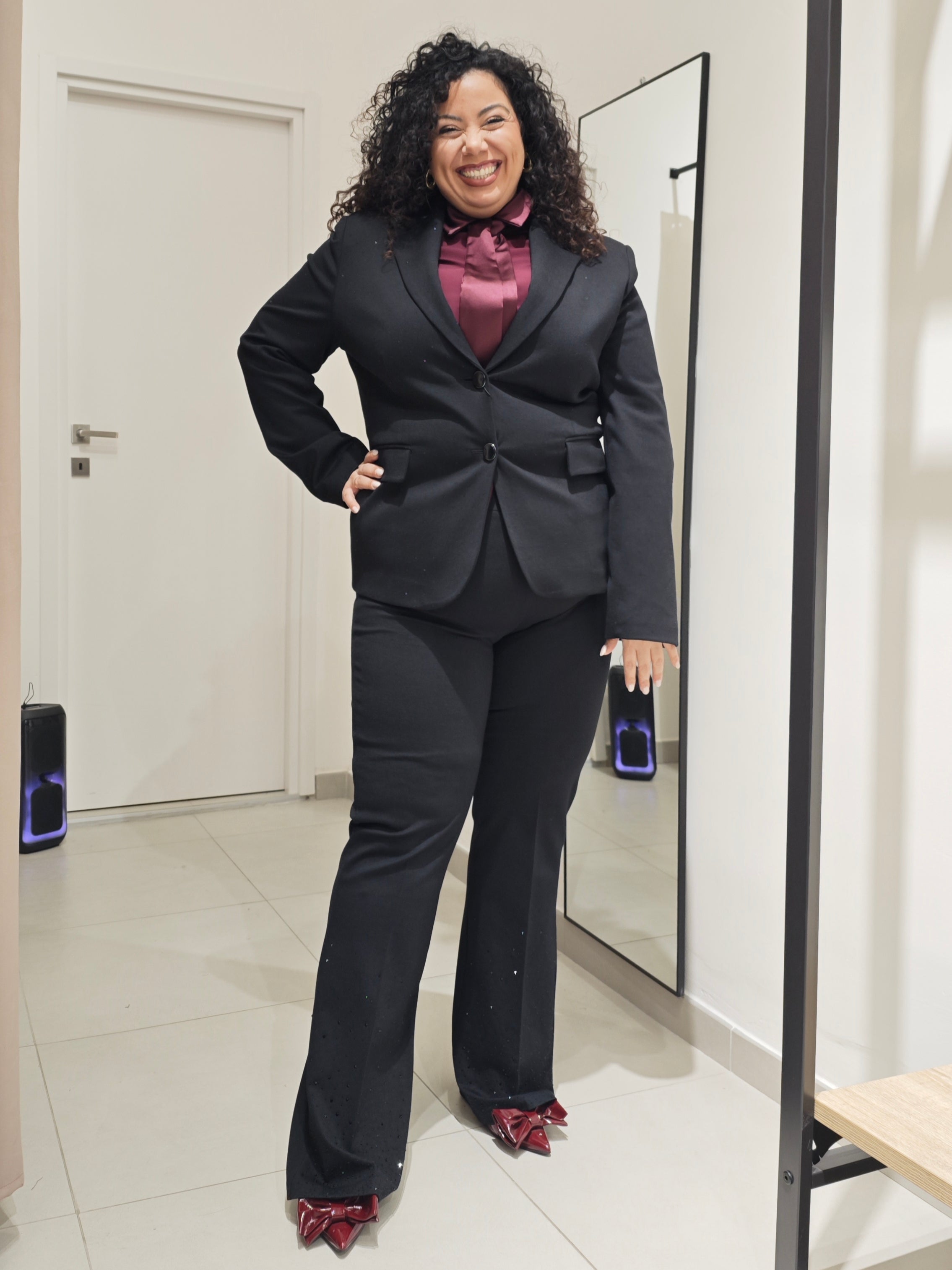 Tailleur Punto Milano Strass