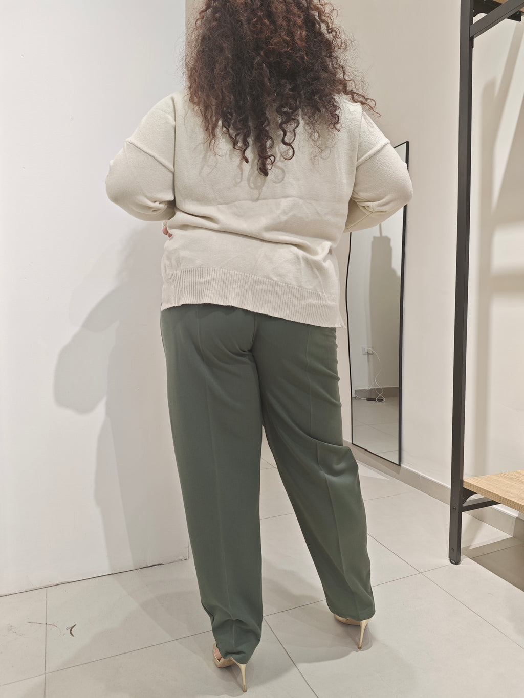 Pantaloni Basic Verde