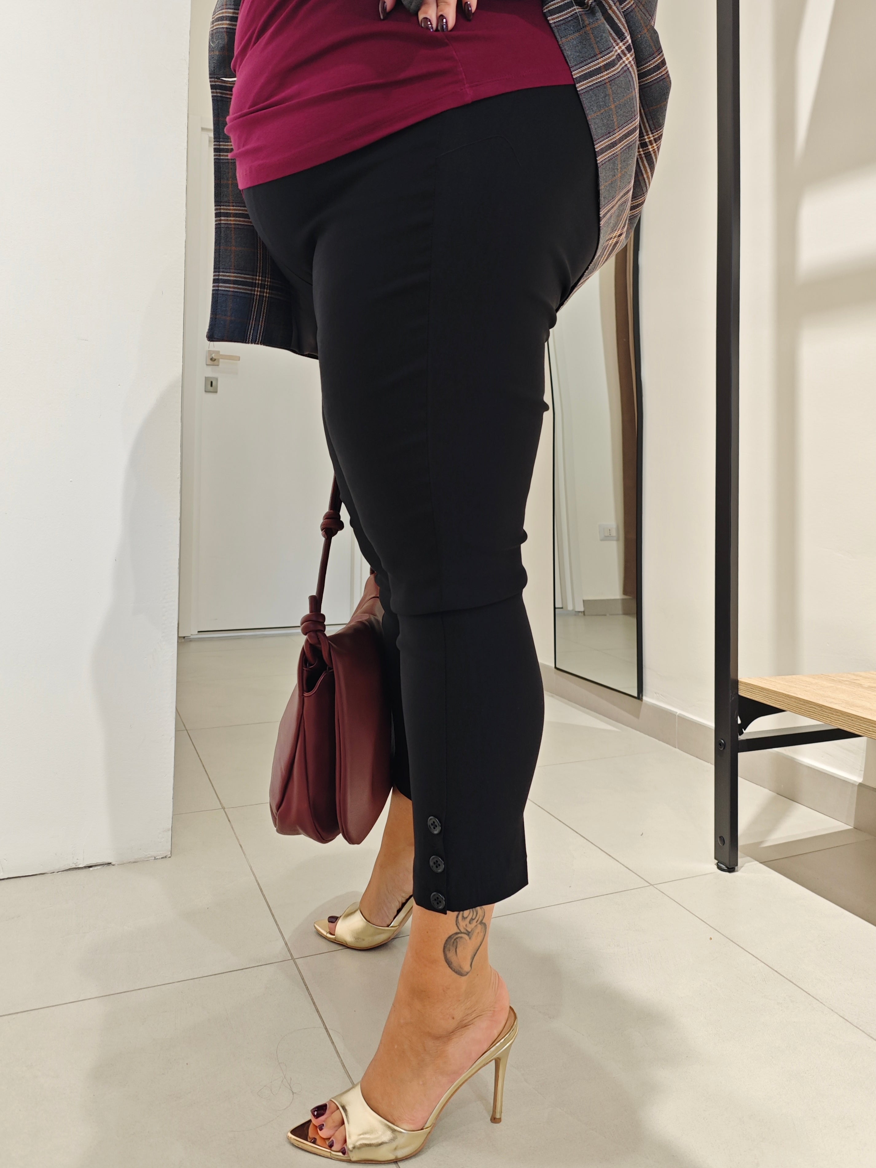 Pantaloni Sigaretta Elastici