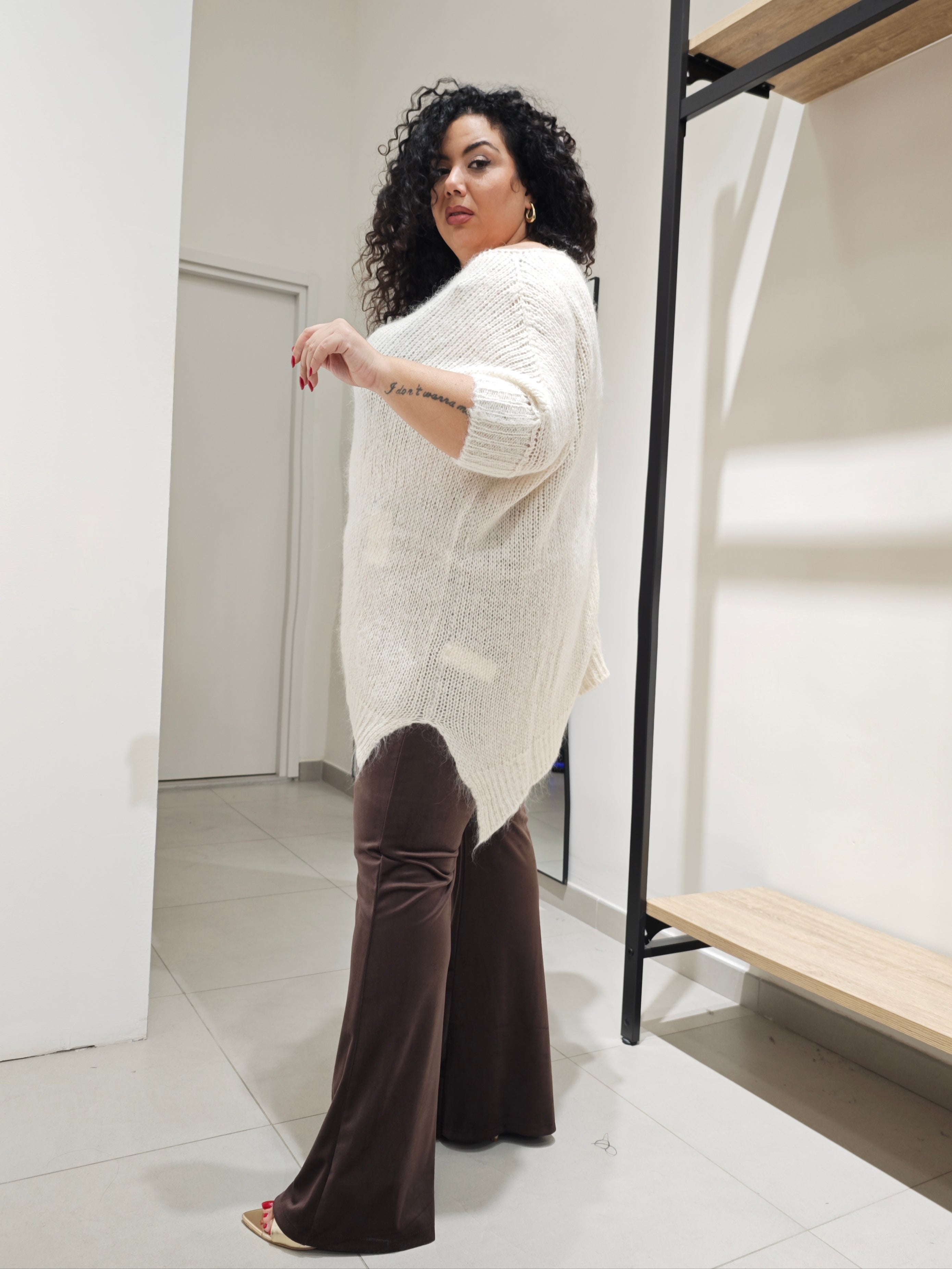 Pantaleggins Ciniglia Testa Di Moro