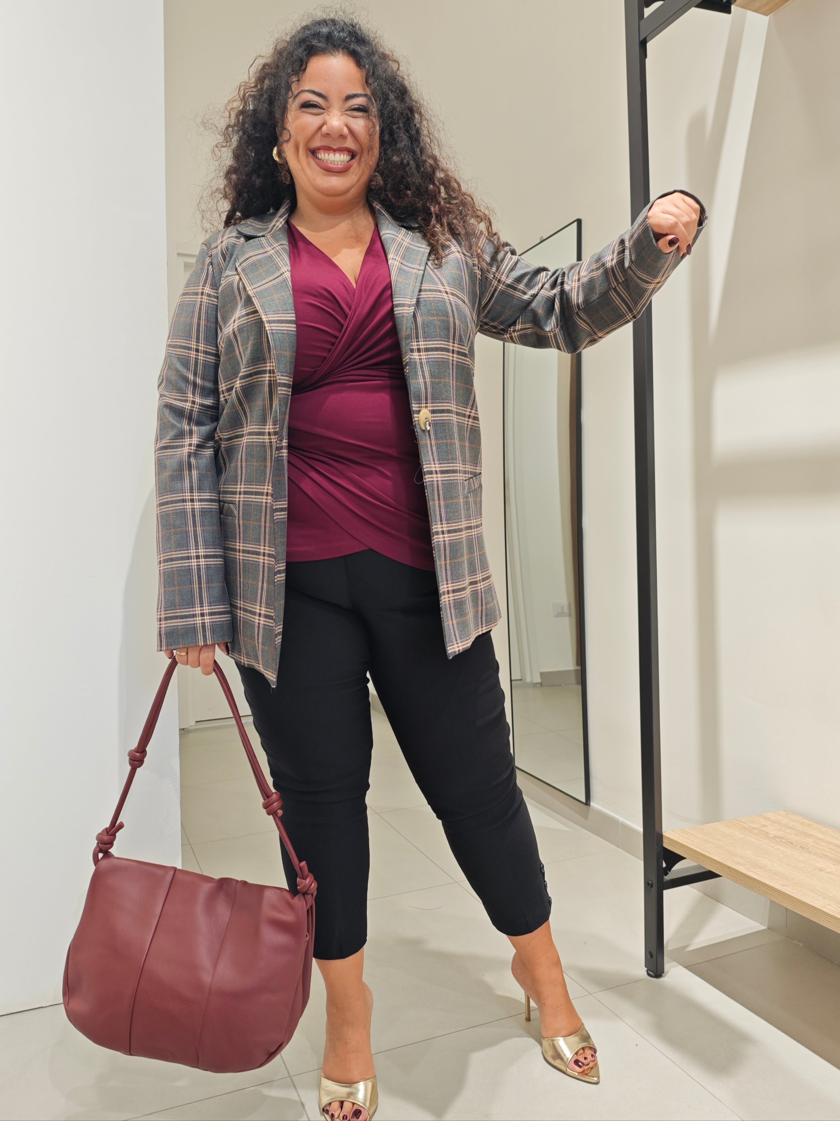 Pantaloni Sigaretta Elastici