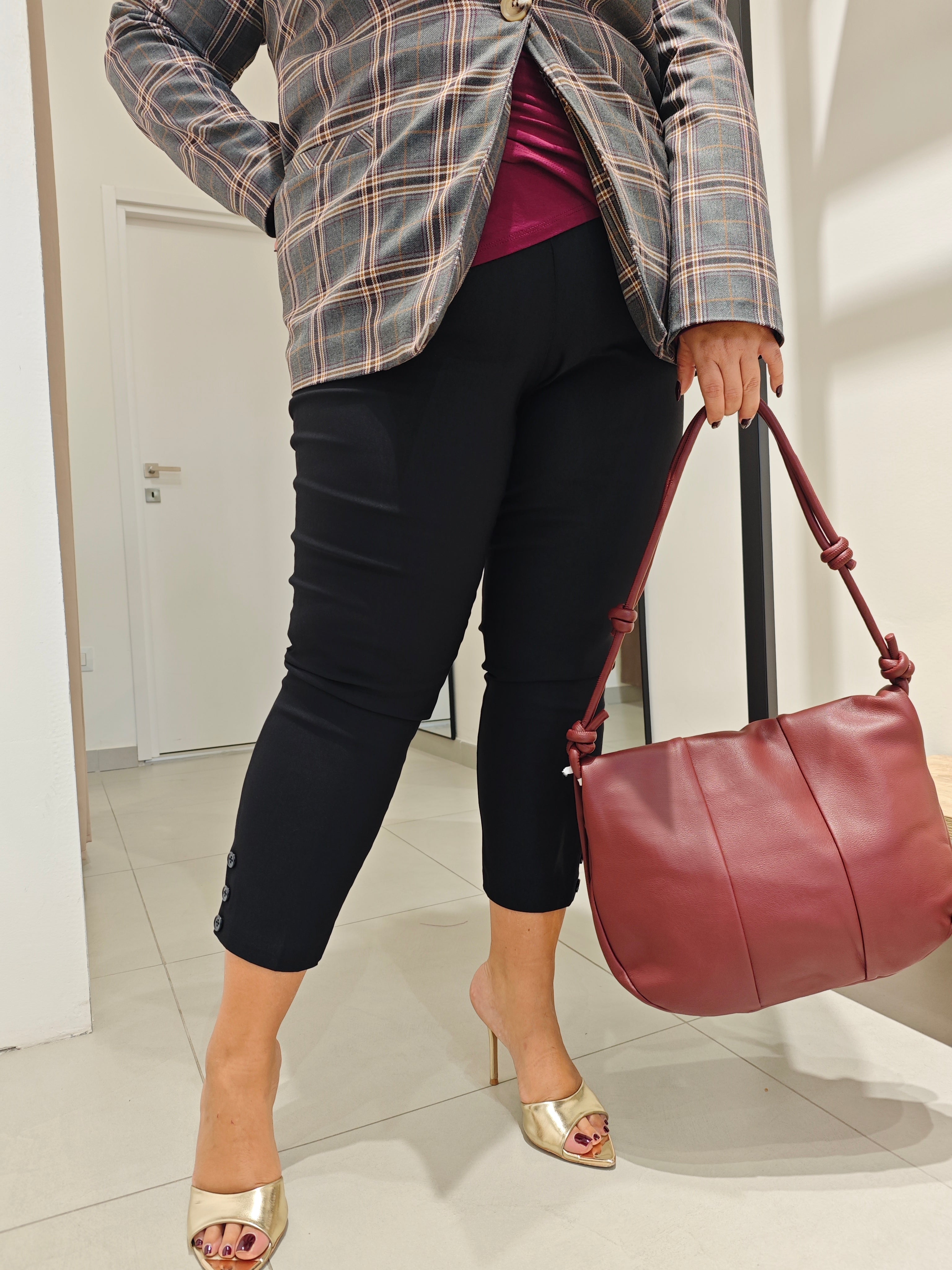 Pantaloni Sigaretta Elastici