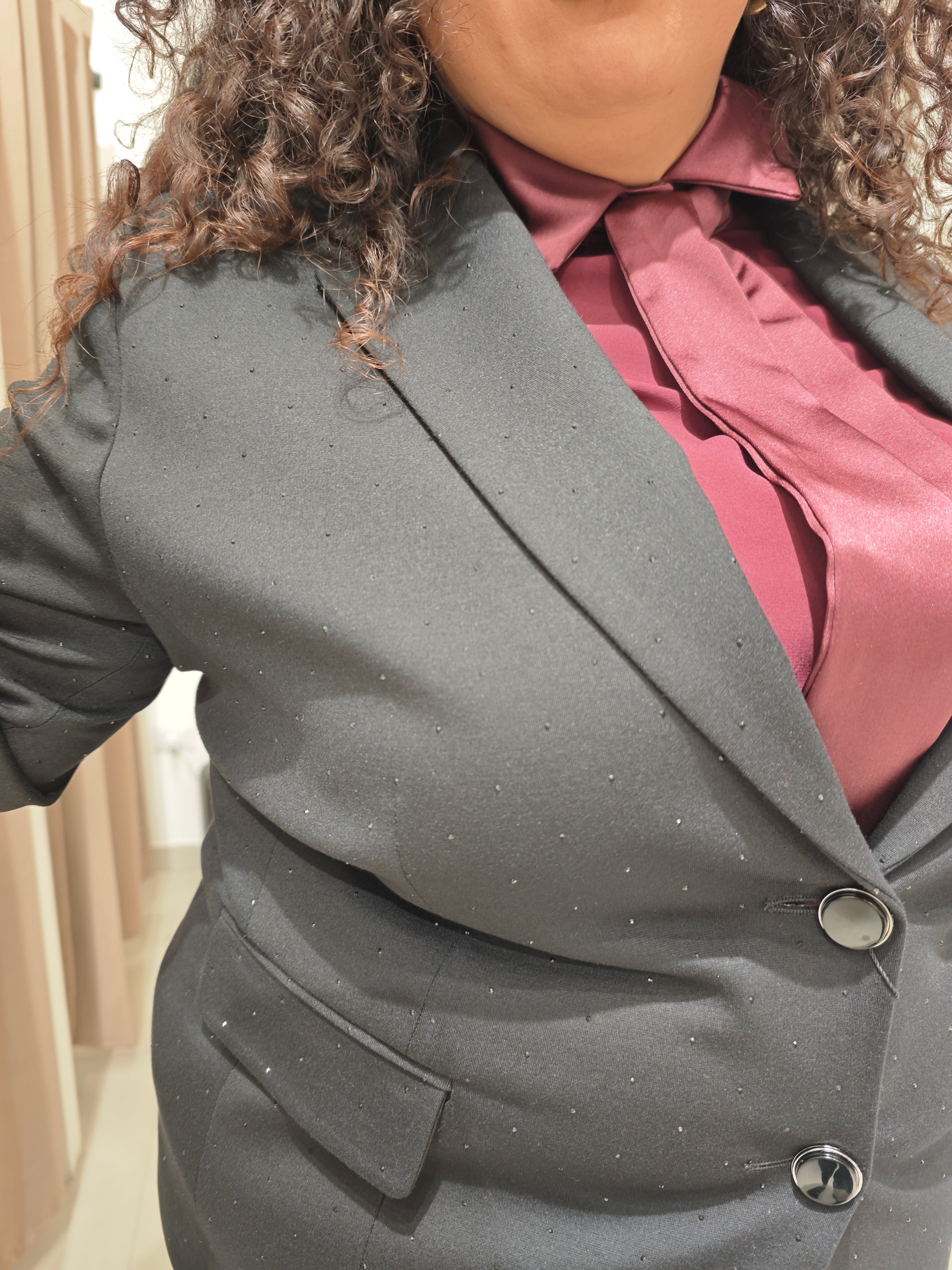 Tailleur Punto Milano Strass