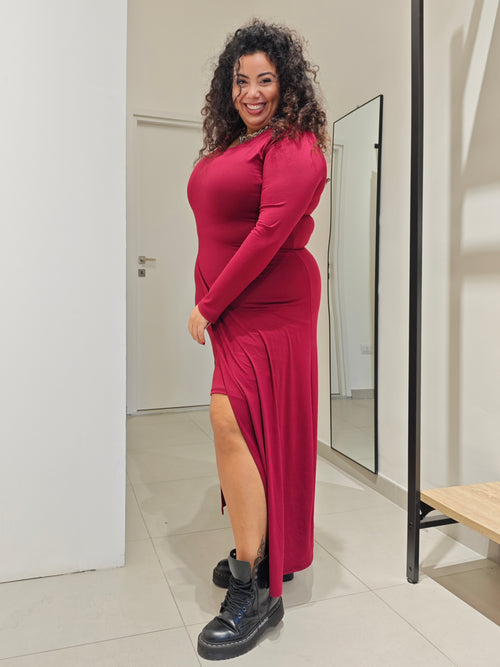 Abito Jolly Bordeaux