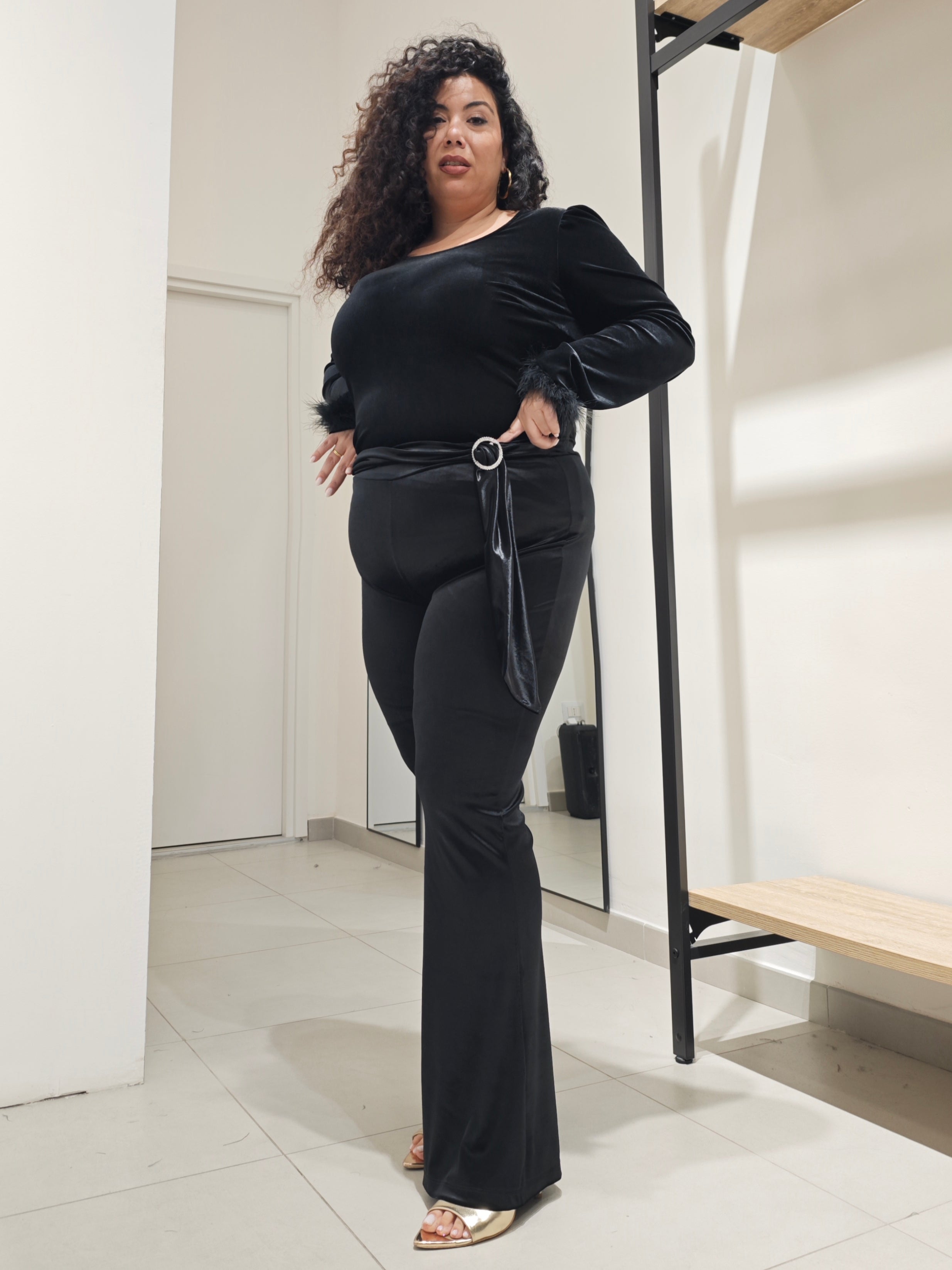 Pantalone Zampa Ciniglia